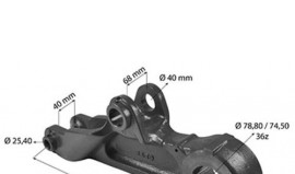 ΜΠΡΑΤΣΟ ΥΔΡΑΥΛΙΚΟΥ ΑΡΙΣΤΕΡΟ JOHN DEERE 500, 600, 6800, 6810, 6900, 6910, 6910 S, 740, 7500 L100693 VPK3123